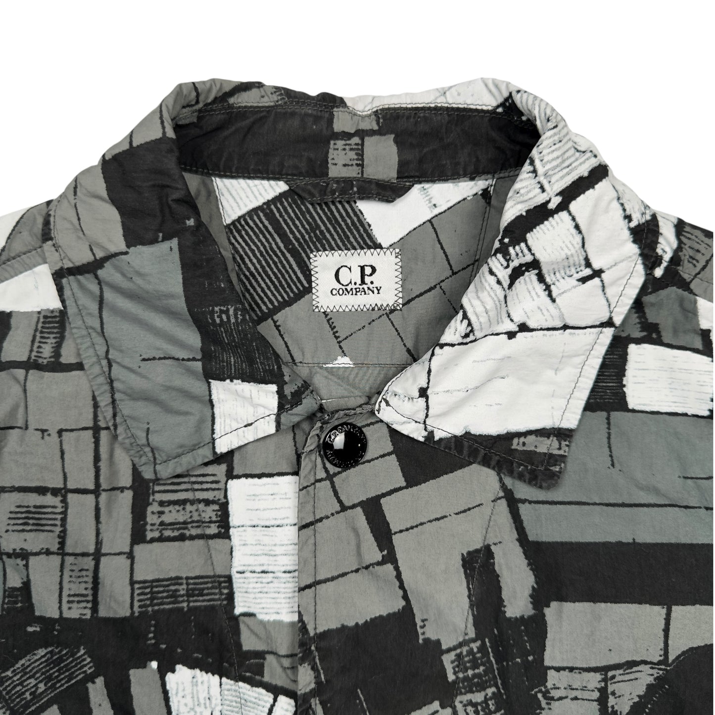 C.P. Company 50 Fili Mutated Block Camo Overshirt Jacket