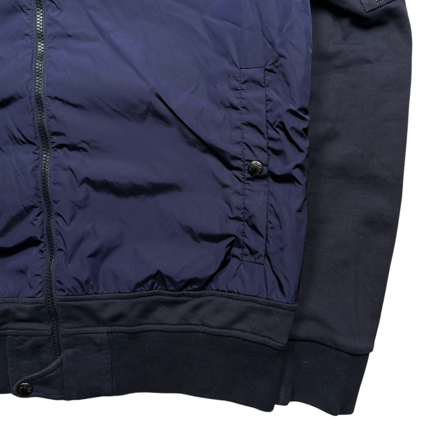 Moncler Maglia Cardigan Hybrid Jacket - Navy