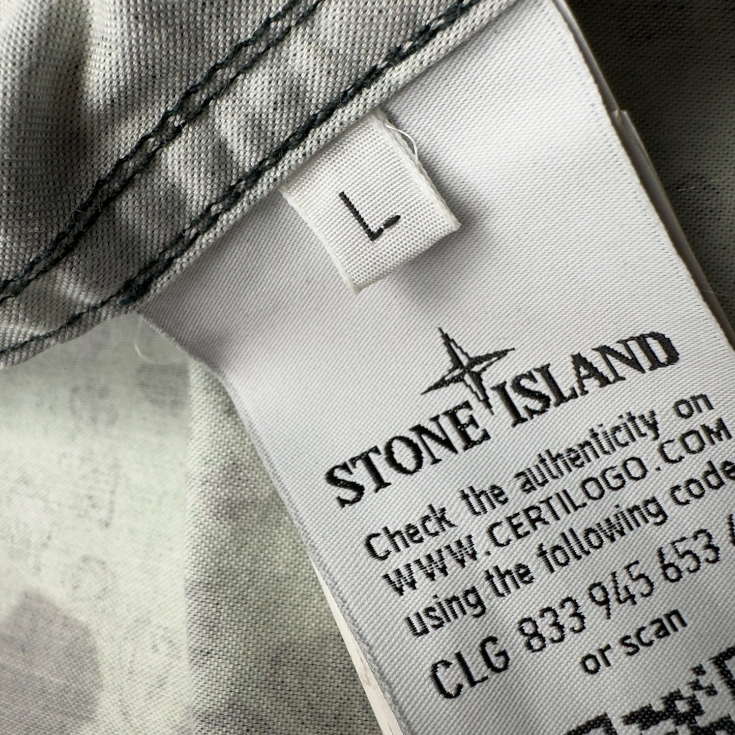 S/S 18 Stone Island Alligator Camo Light Cotton / Nylon Rep Parka