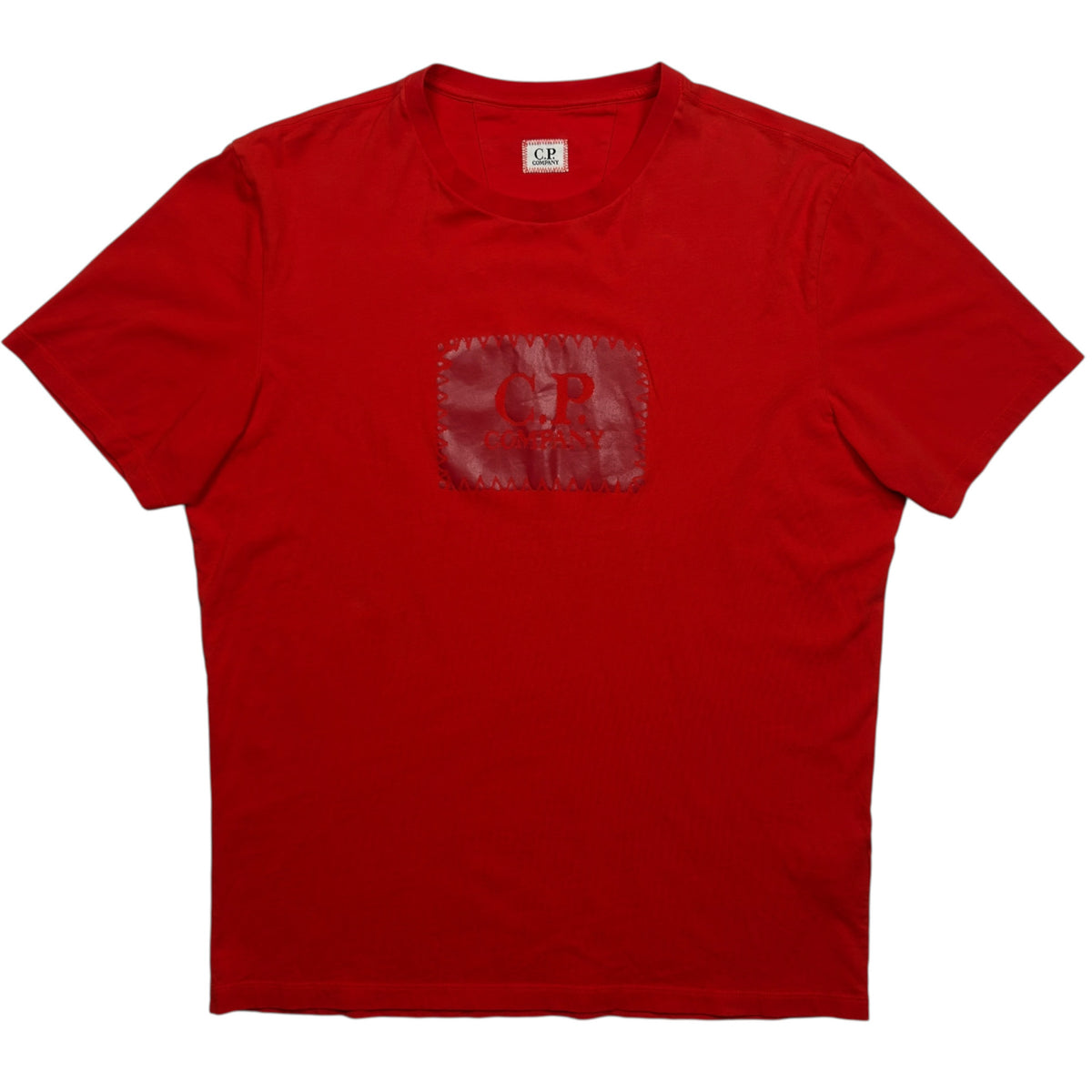 C.P. Company Big Stitch Logo T-Shirt - Red