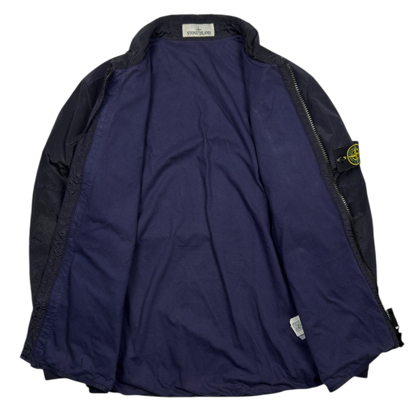 A/W 18 Stone Island Lined Nylon Metal Overshirt - Purple / Navy