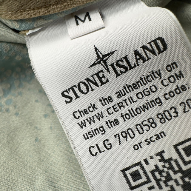 S/S 20 Stone Island Camo Devore Watro TC Flight Jacket