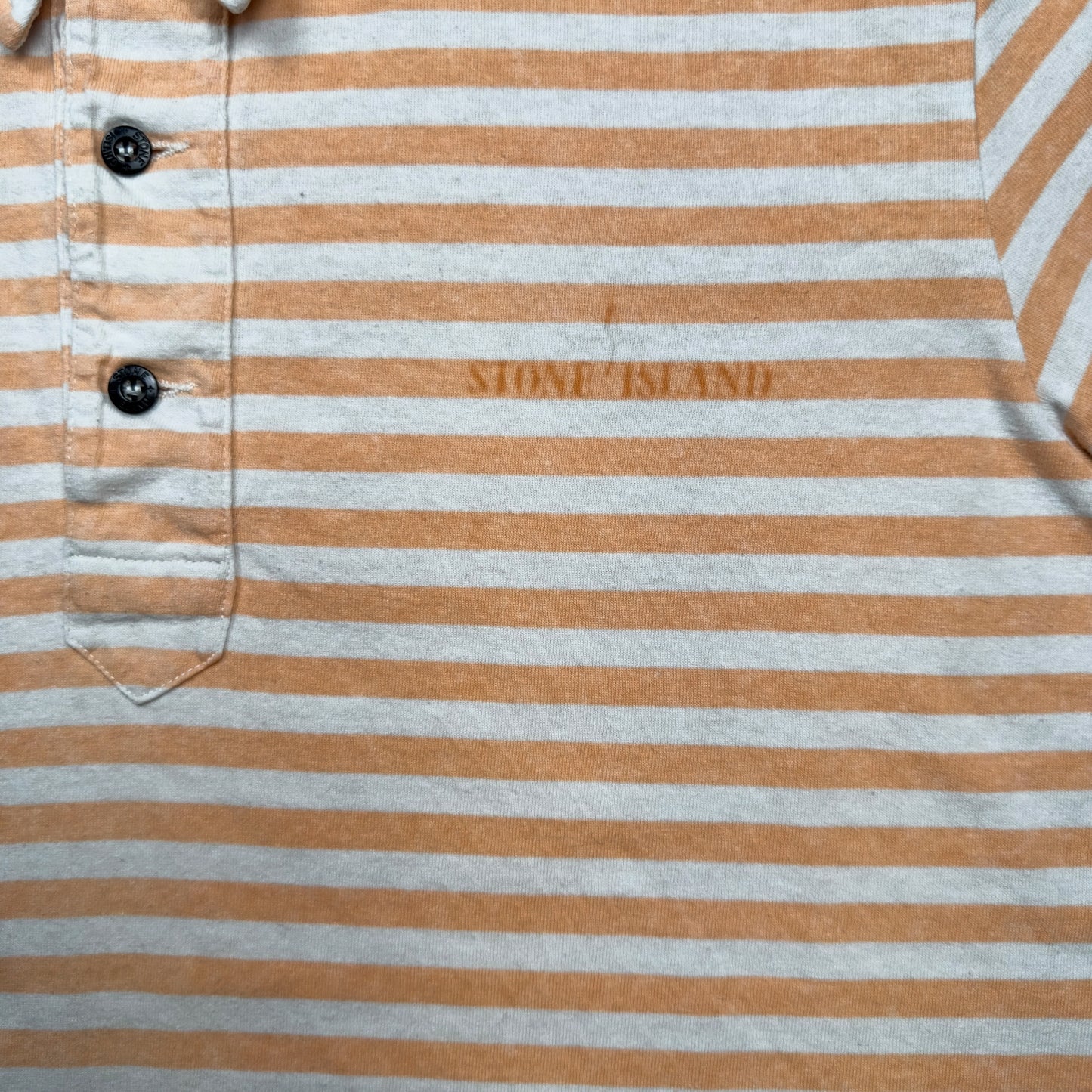 S/S 07 Stone Island Striped Polo Shirt