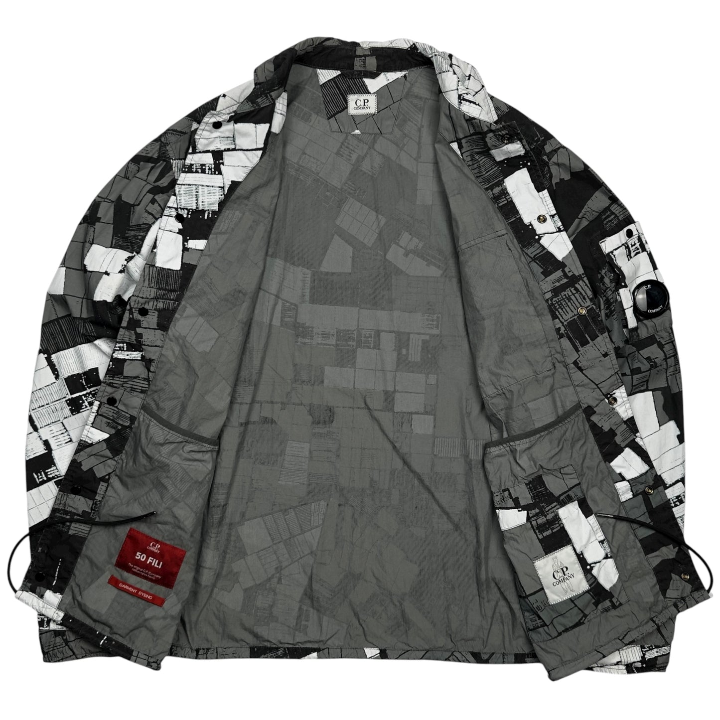 C.P. Company 50 Fili Mutated Block Camo Overshirt Jacket