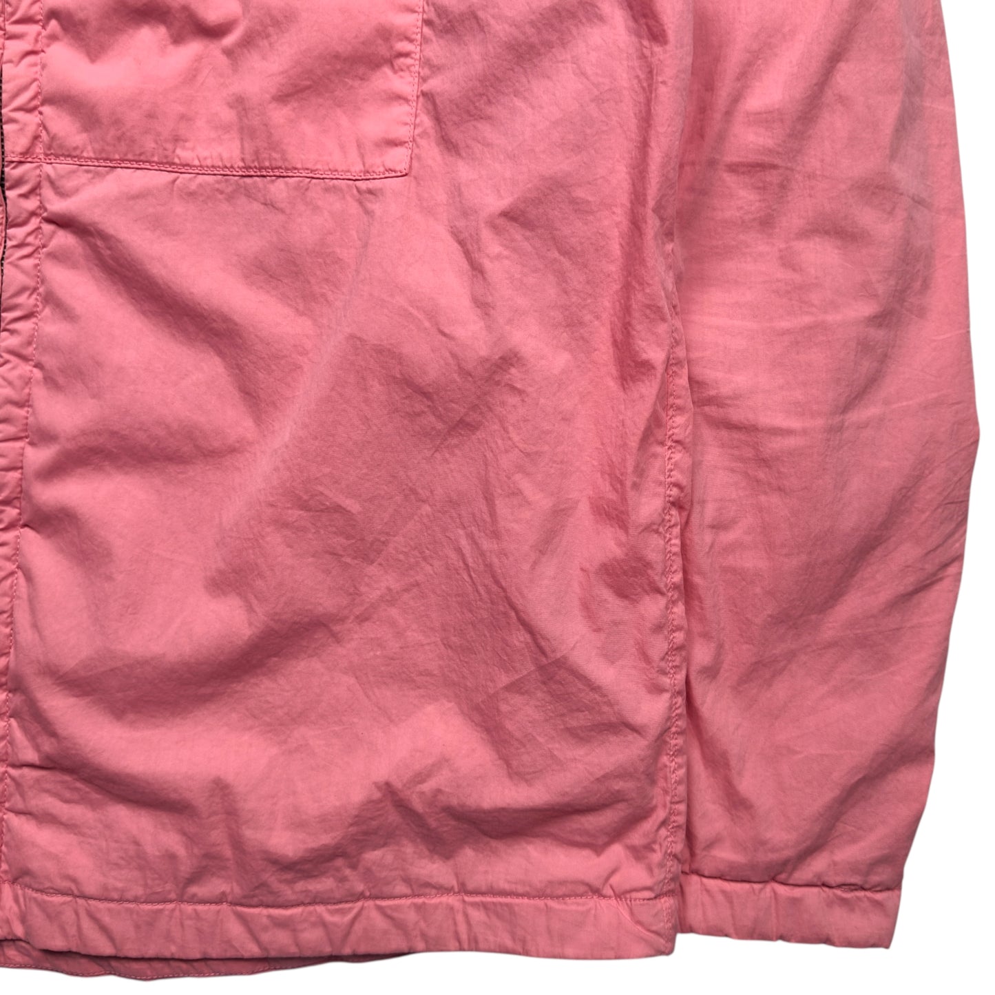 A/W 20 Stone Island Cotton Nylon Smerigliata Lined Overshirt - Pink
