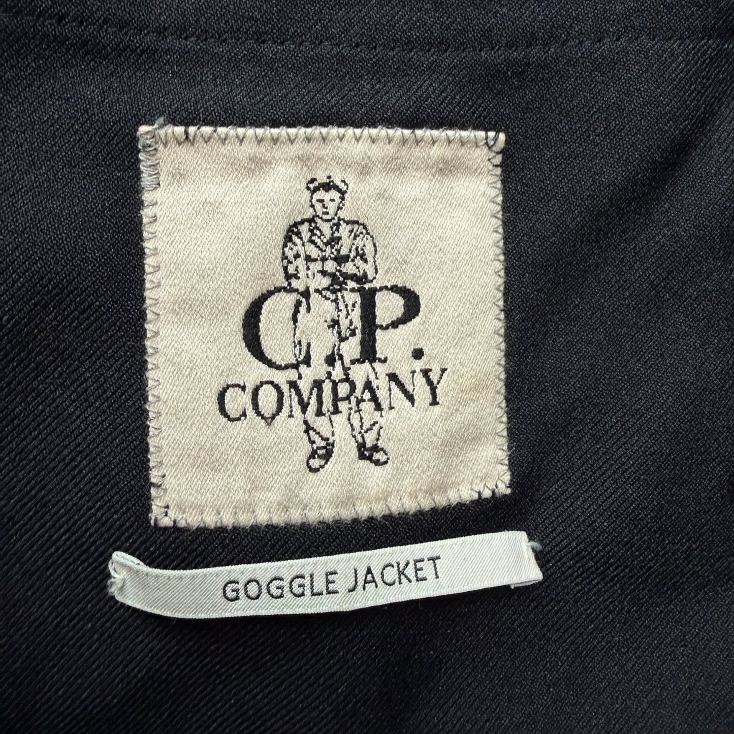 C.P. Company Fleece Lined Goggle Jacket - Black