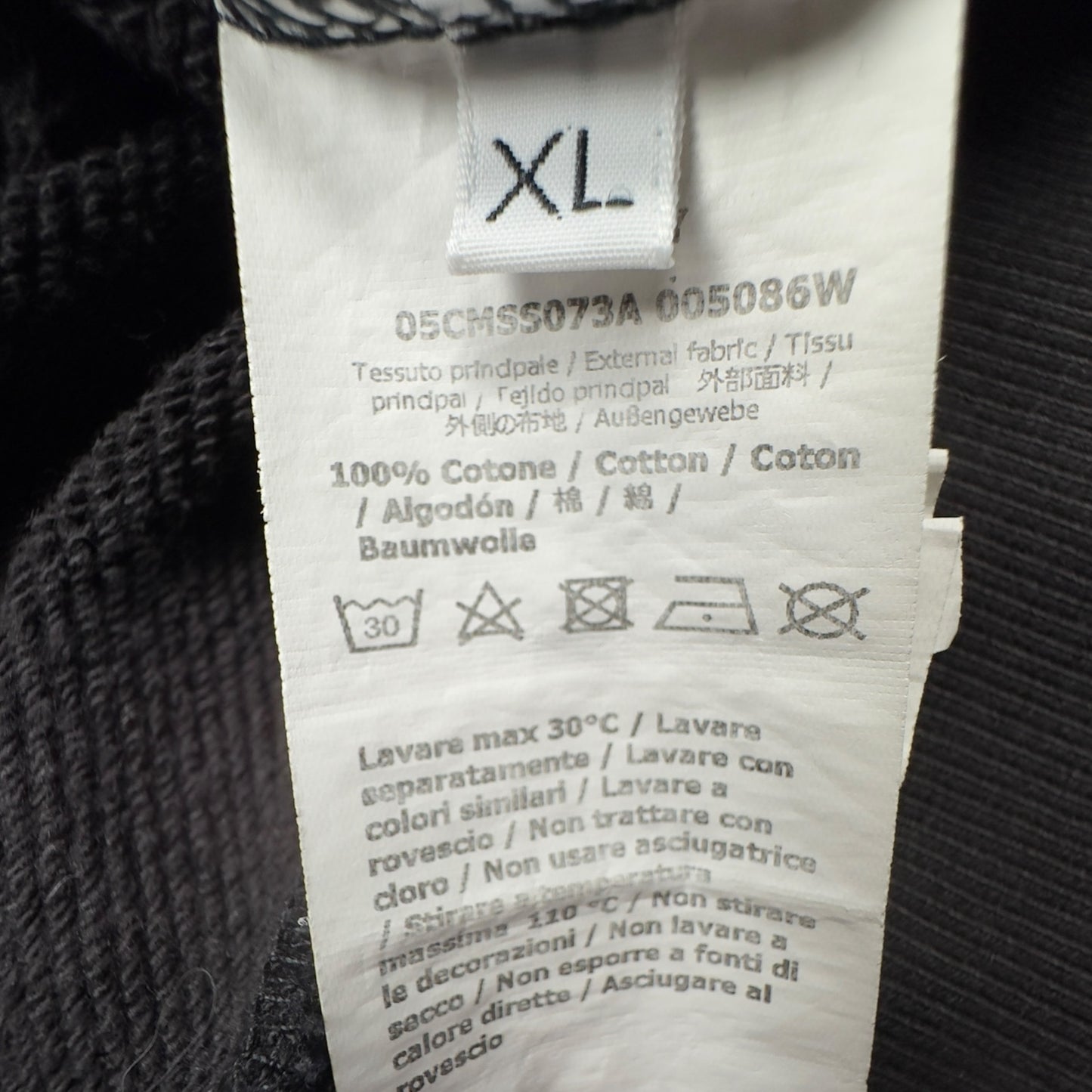 C.P. Company Chest Logo Sweater - Black