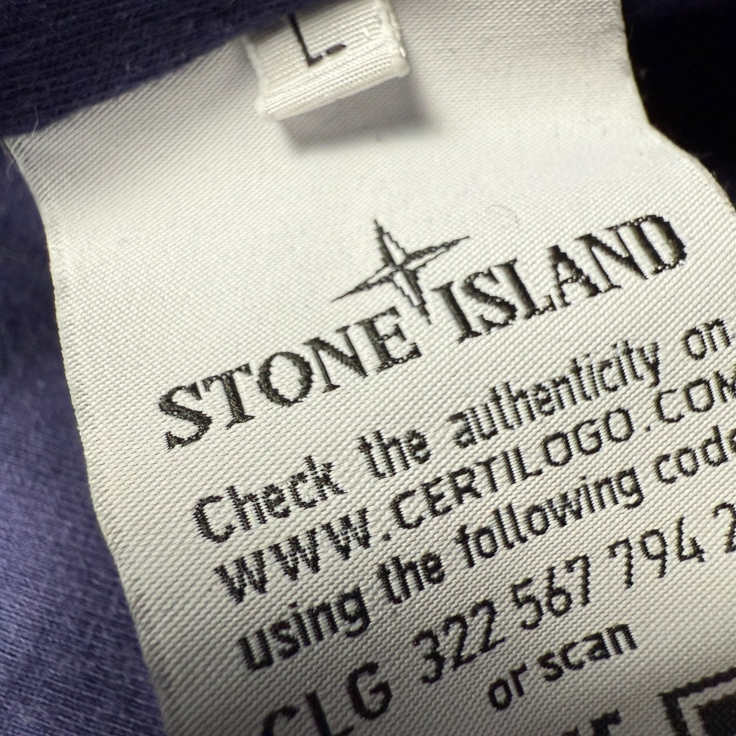A/W 18 Stone Island Lined Nylon Metal Overshirt - Purple / Navy