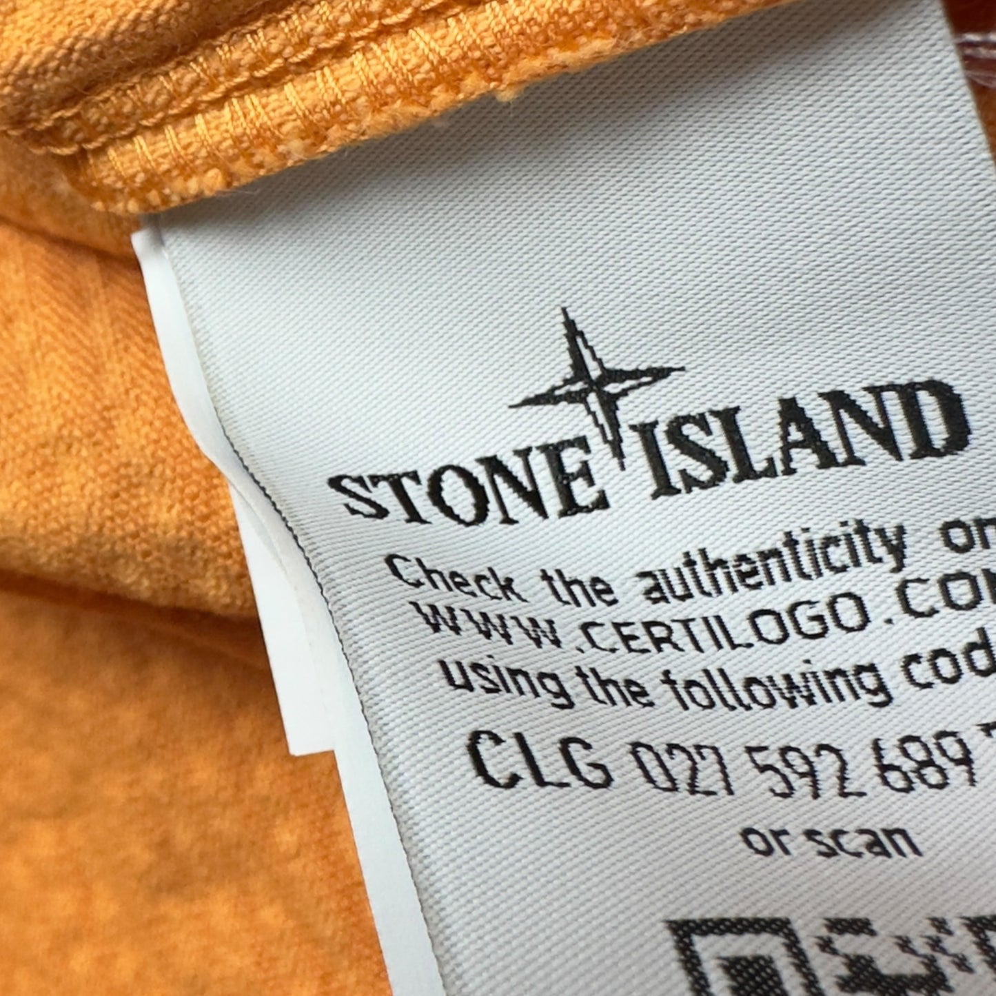 A/W 20 Stone Island Corduroy 2 Pocket Overshirt - Orange