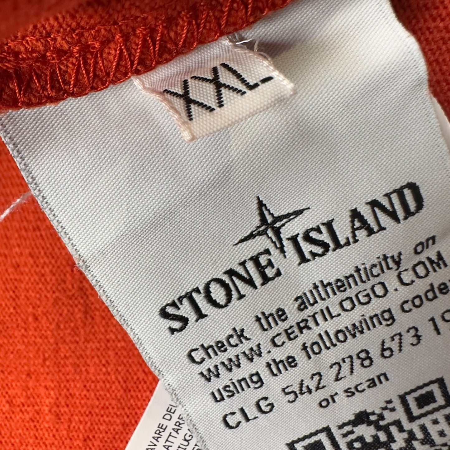 A/W 14 Stone Island Lightweight Sweater - Orange