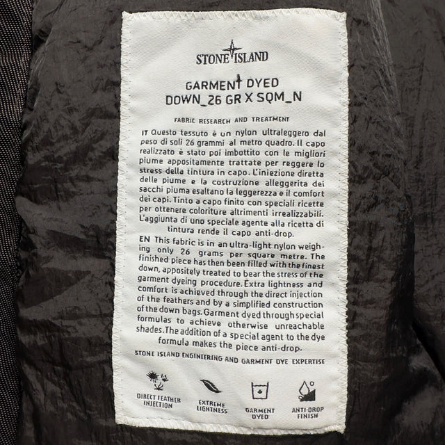 A/W 12 Stone Island Down_26 GR X SQM_N Down Puffer Jacket - Brown