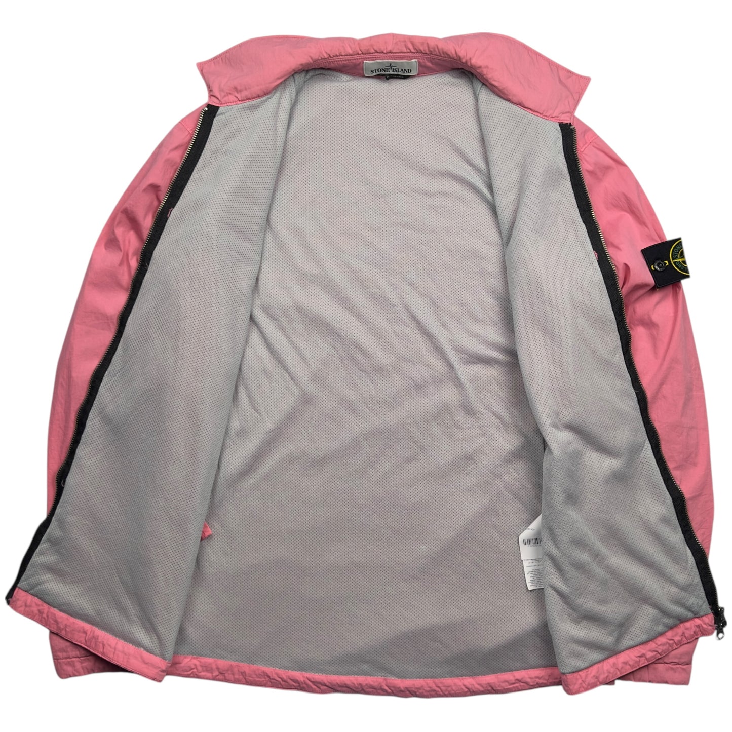 A/W 20 Stone Island Cotton Nylon Smerigliata Lined Overshirt - Pink