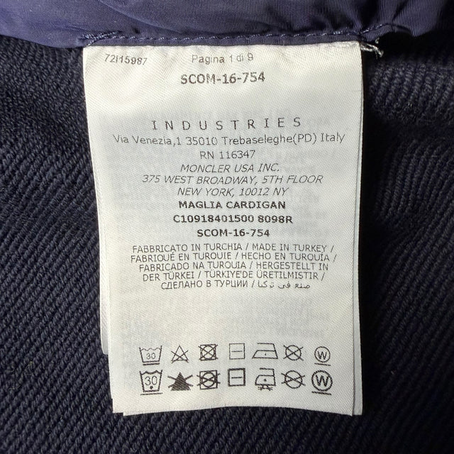 Moncler Maglia Cardigan Hybrid Jacket - Navy