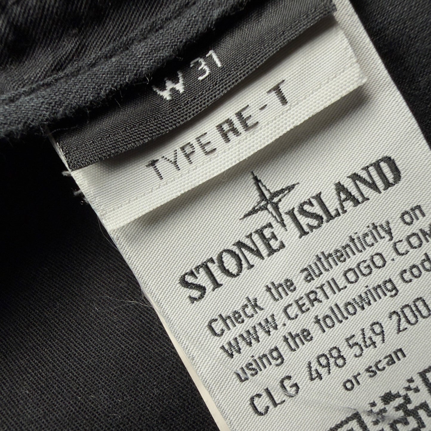 A/W 17 Stone Island Cargo Trousers - Black