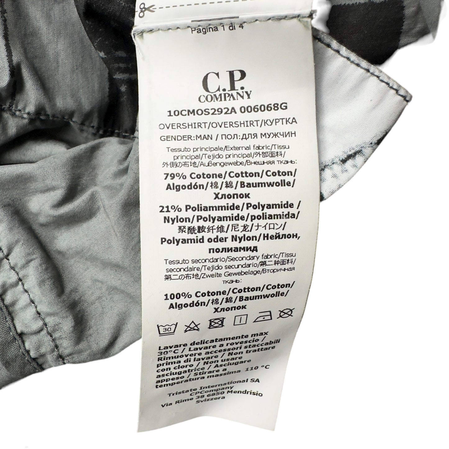 C.P. Company 50 Fili Mutated Block Camo Overshirt Jacket