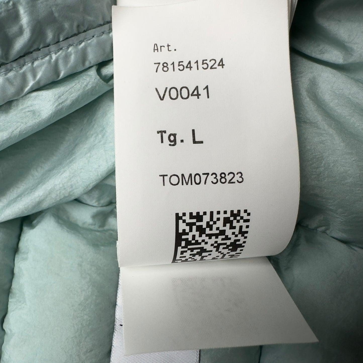 S/S 23 Stone Island Loom Woven Chambers R-Nylon Down TC Puffer Jacket - Light Aqua Green (Copy)
