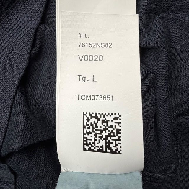 S/S 23 Stone Island 'Micro Graphics Two' Spellout Print T-Shirt - Navy