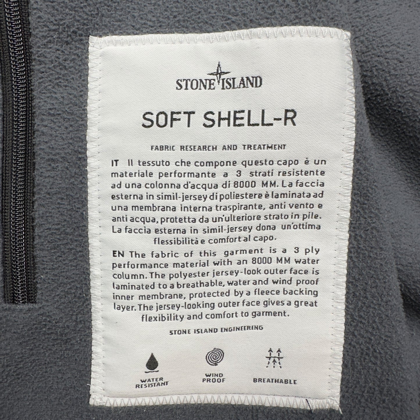 A/W 14 Stone Island Soft Shell R - Navy