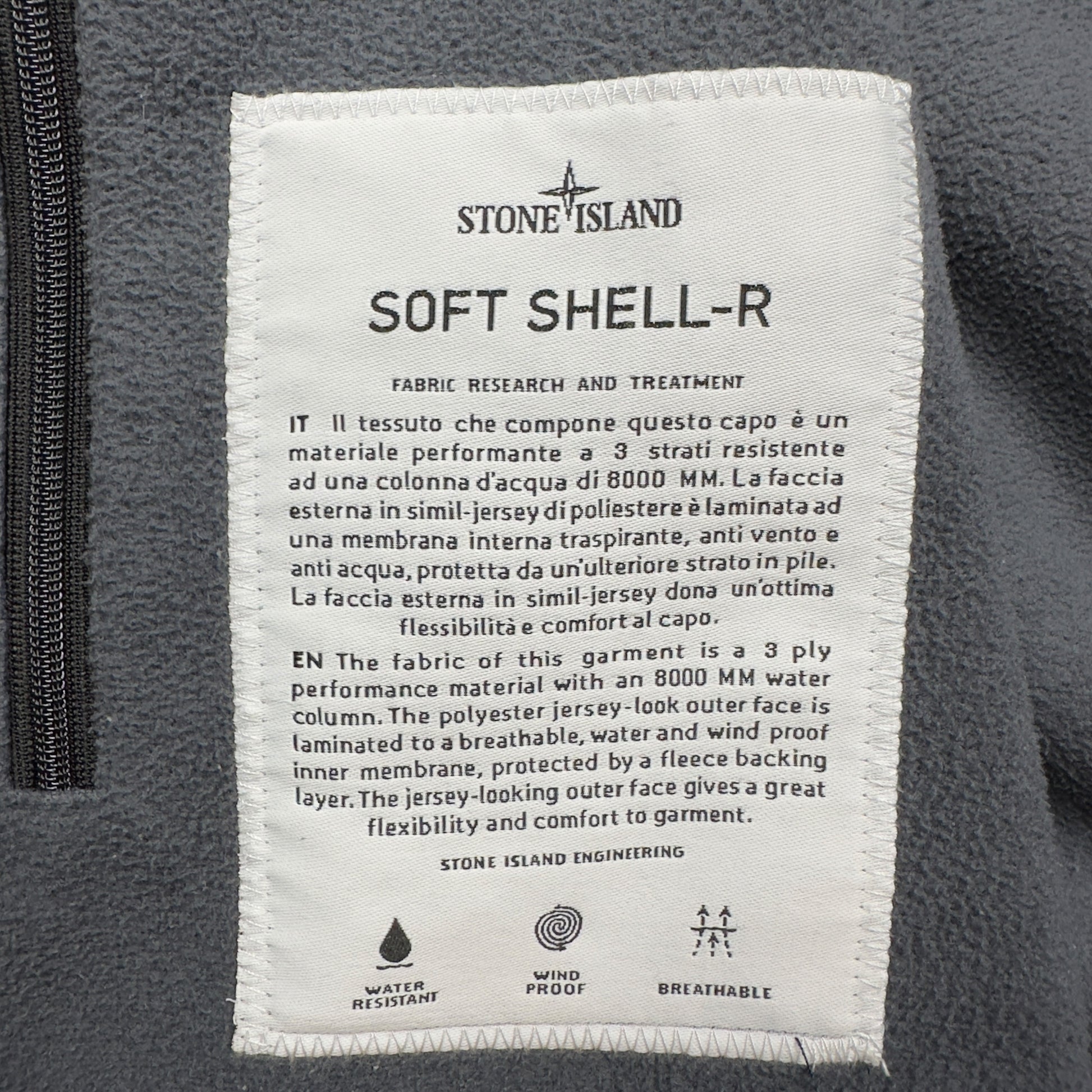 A/W 14 Stone Island Soft Shell R - Navy