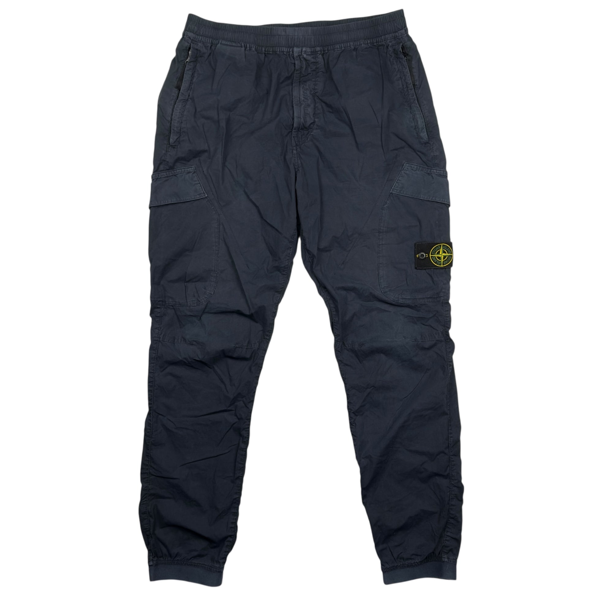 S/S 19 Stone Island Stretch Cotton Cargo Trousers 34 RE-T