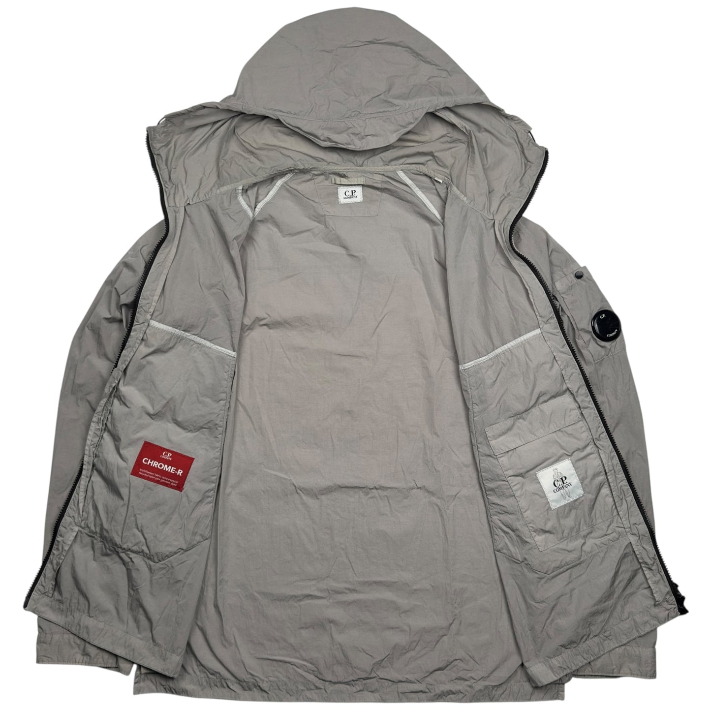 C.P. Company Chrome Windbreaker Jacket - Grey