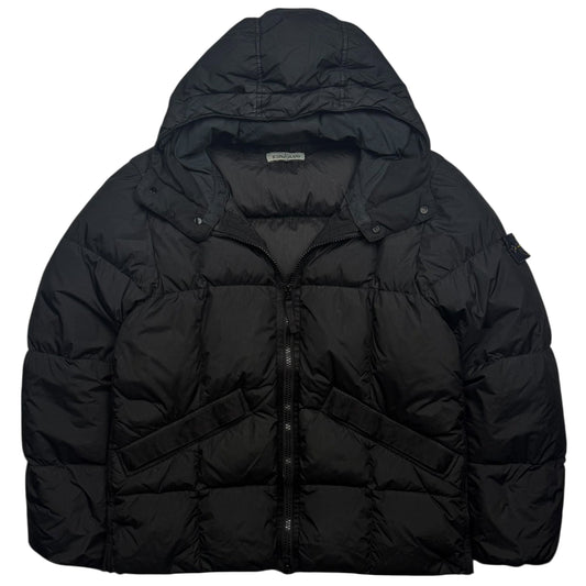 A/W 19 Stone Island Crinkle Reps NY Down Puffer Jacket - Black