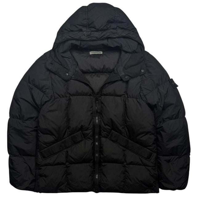 A/W 19 Stone Island Crinkle Reps NY Down Puffer Jacket - Black
