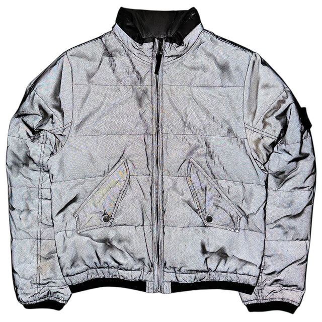 A/W 07 Stone Island Mesh Reflective Light Down Special Process Jacket