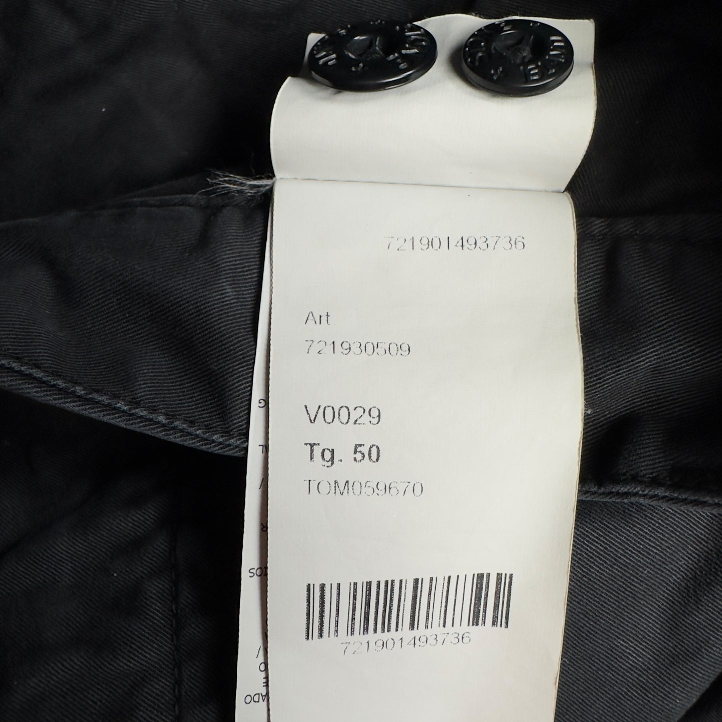 S/S 20 Stone Island Shadow Project Trousers - Black