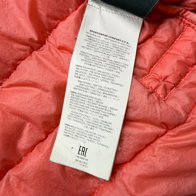 S/S 17 Stone Island Micro Yarn Down Puffer Gilet - Salmon