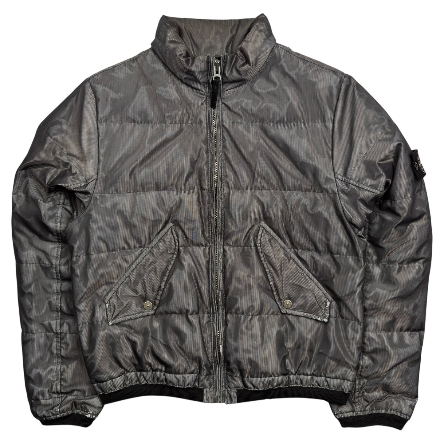 A/W 07 Stone Island Mesh Reflective Light Down Special Process Jacket