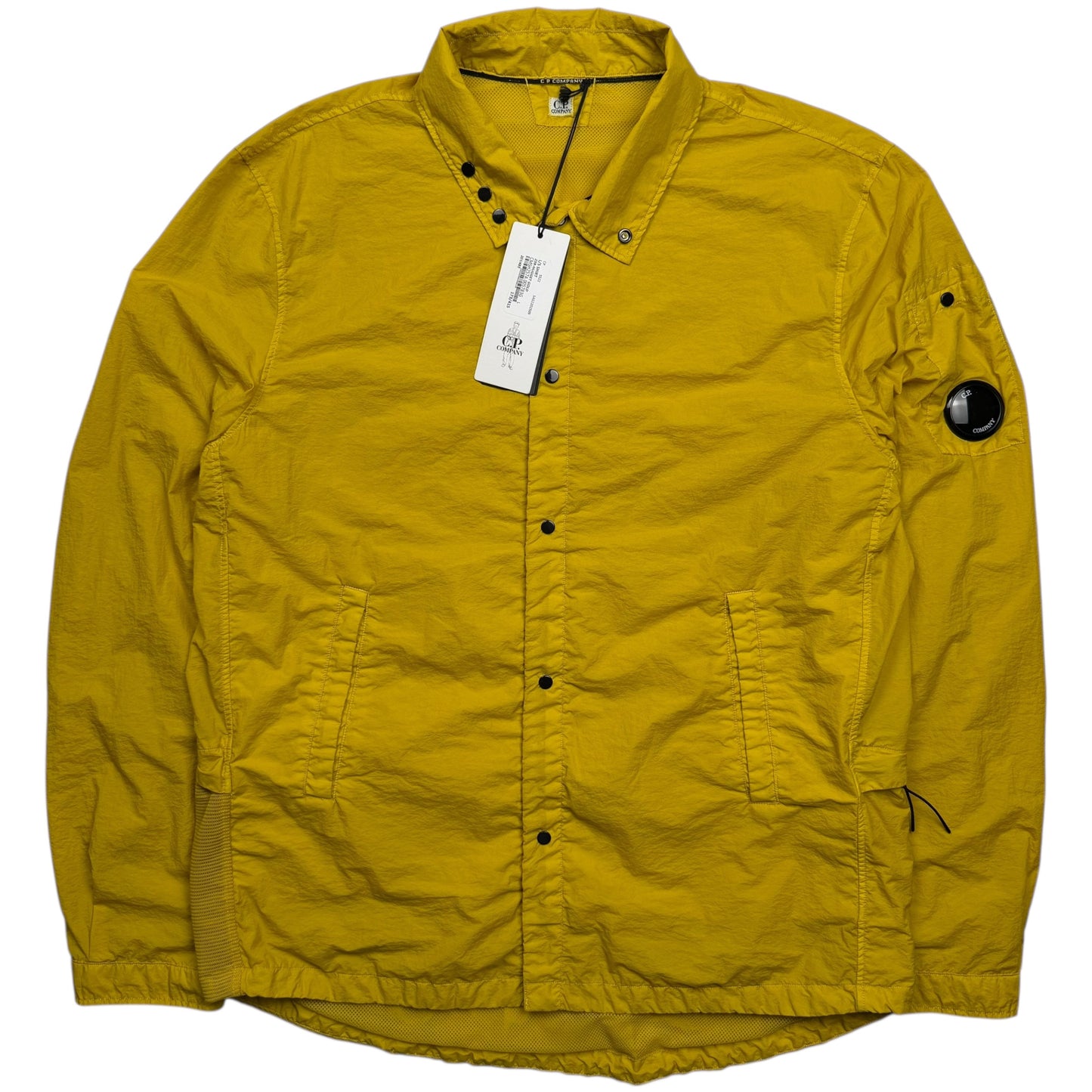 C.P. Company Taylon L Nylon Overshirt - Yellow