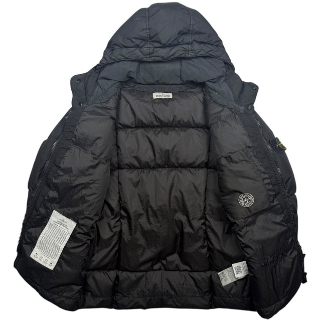 A/W 19 Stone Island Crinkle Reps NY Down Puffer Jacket - Black
