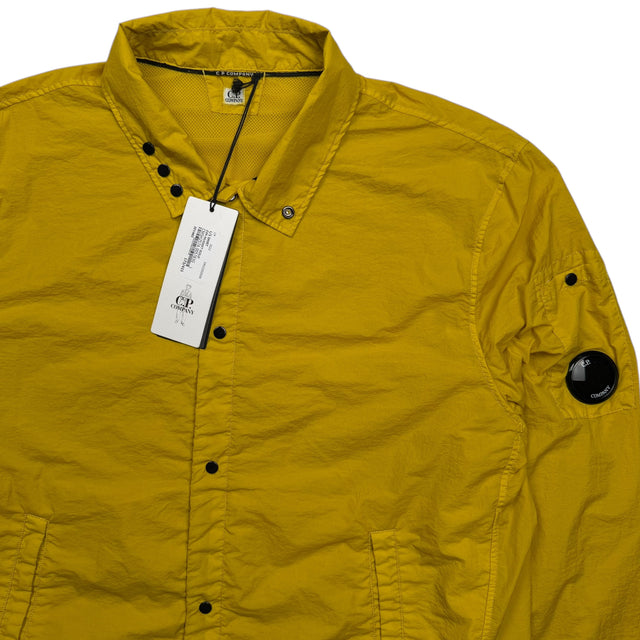 C.P. Company Taylon L Nylon Overshirt - Yellow