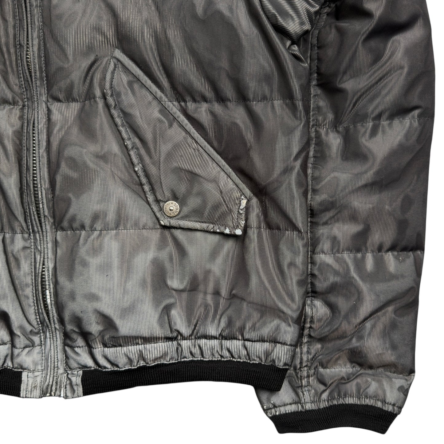 A/W 07 Stone Island Mesh Reflective Light Down Special Process Jacket