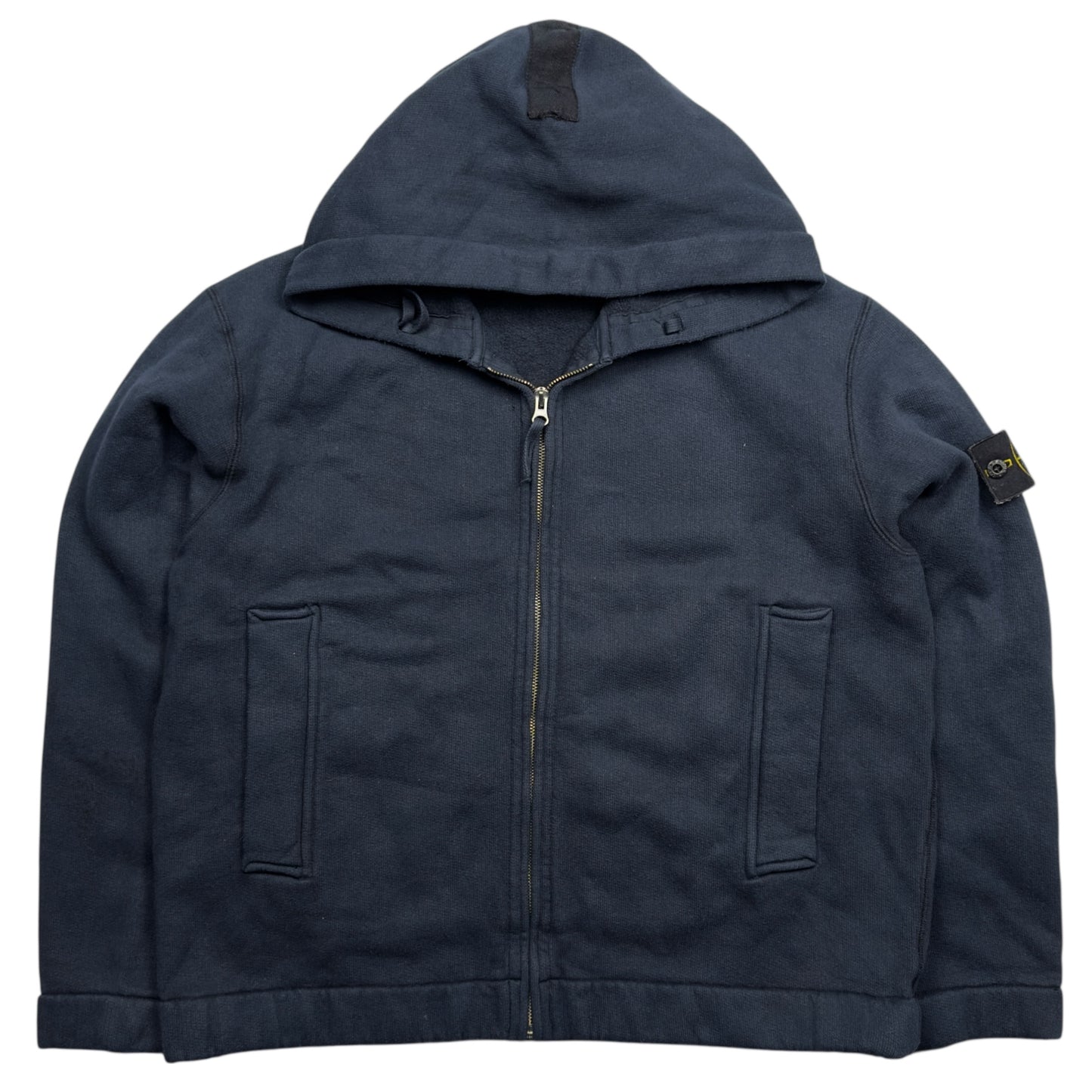 Stone Island Thick Cotton Hoodie - Navy