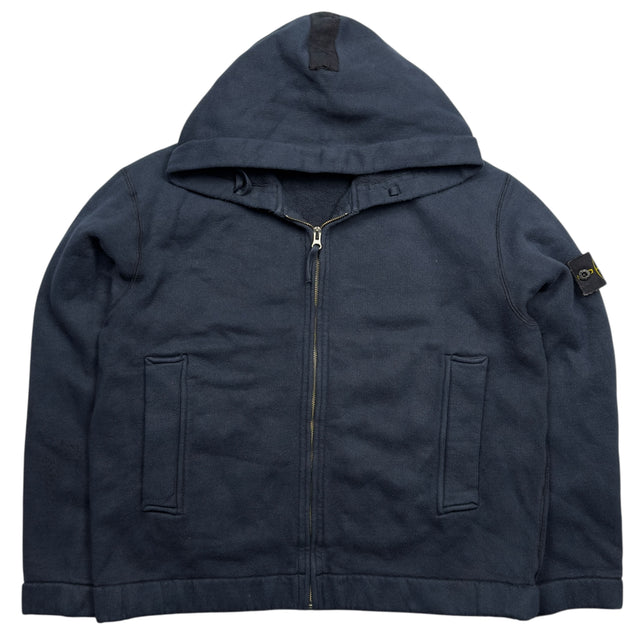 Stone Island Thick Cotton Hoodie - Navy