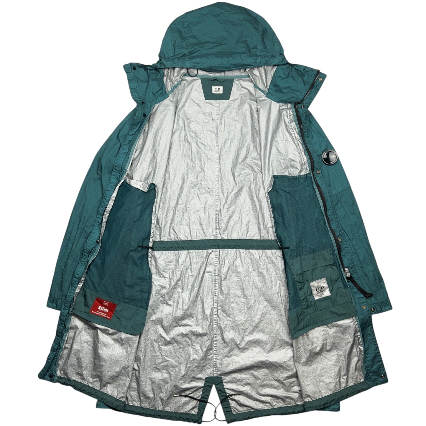 C.P. Company Nyfoil Parka Jacket - Teal