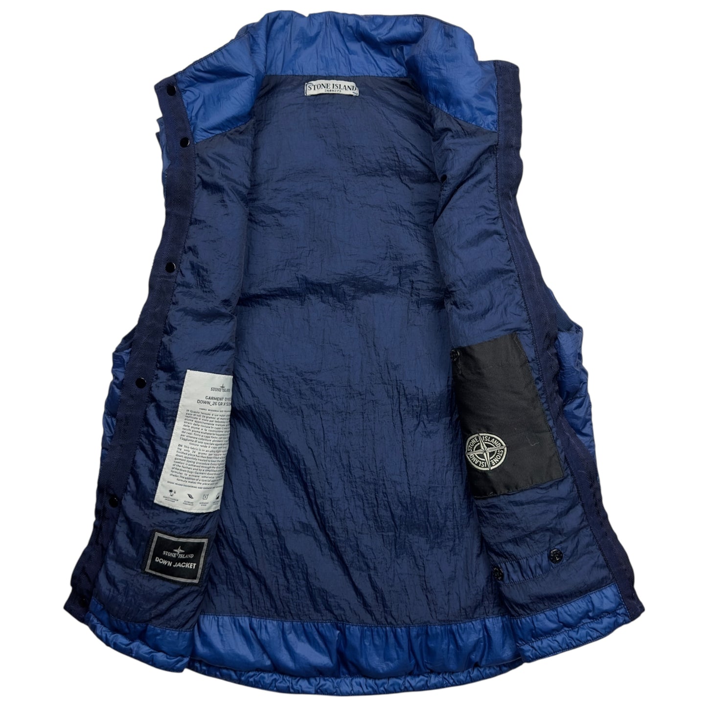 A/W 11 Stone Island Down_26 GR X SQM_N - Ultra Light Down Gilet - Navy