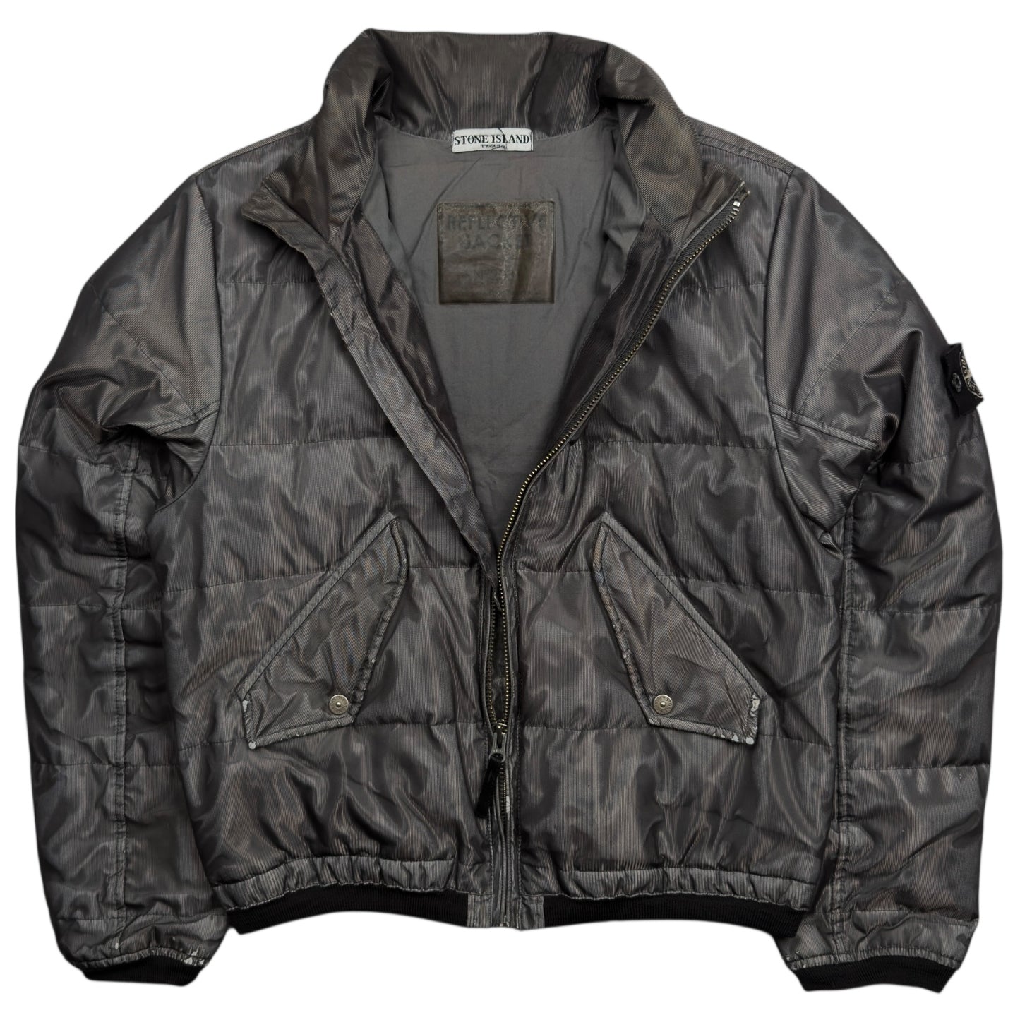 A/W 07 Stone Island Mesh Reflective Light Down Special Process Jacket