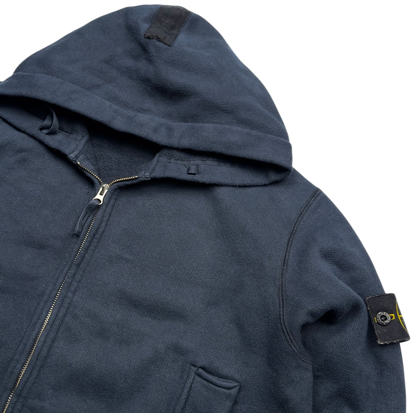 Stone Island Thick Cotton Hoodie - Navy