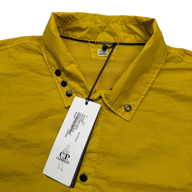 C.P. Company Taylon L Nylon Overshirt - Yellow