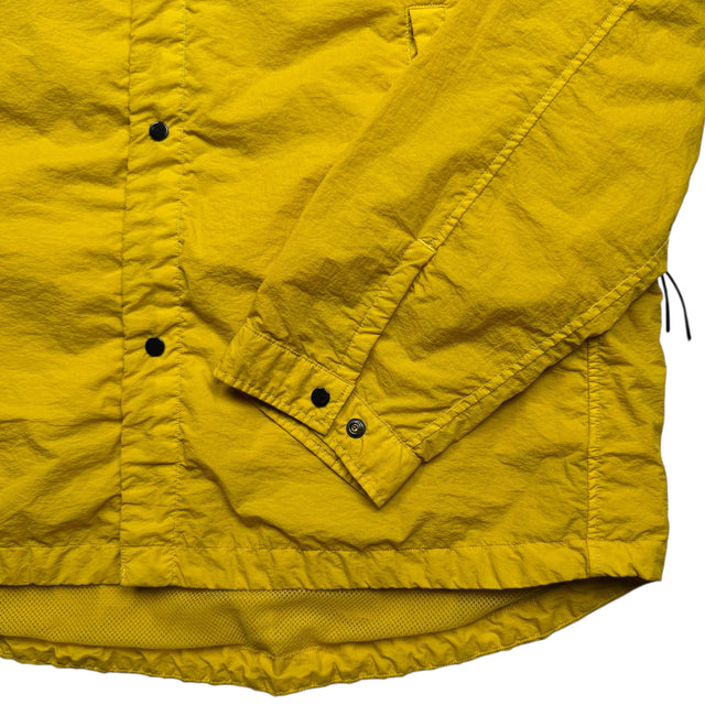 C.P. Company Taylon L Nylon Overshirt - Yellow