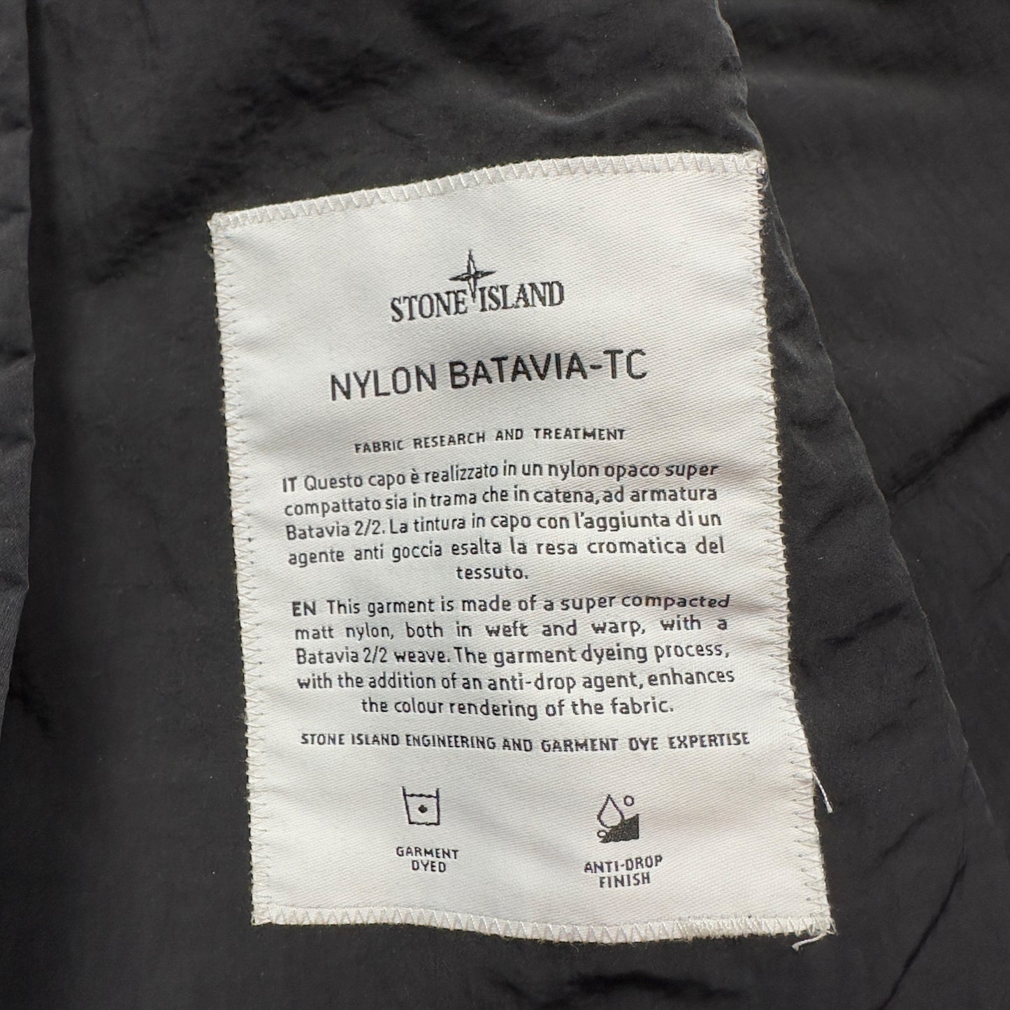 S/S 21 Stone Island Nylon Batavia TC Trench Coat