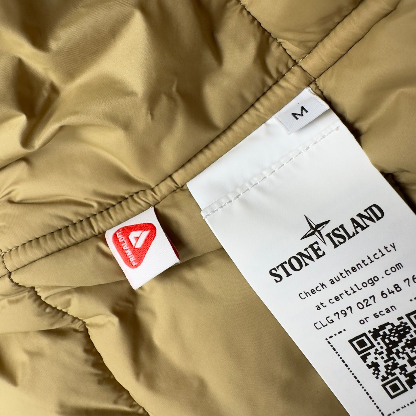 A/W 23 Stone Island O-Ventile Ghost Primaloft Parka Jacket - Tan