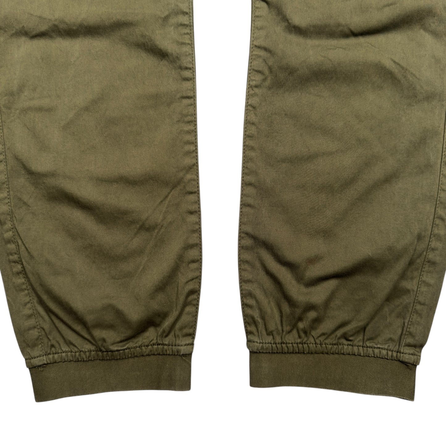 A/W 22 Stone Island Cuffed Cargo Trousers - Khaki