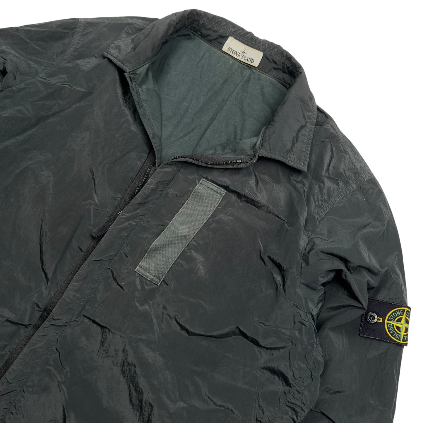 A/W 17 Stone Island Nylon Metal Overshirt - Dark Green