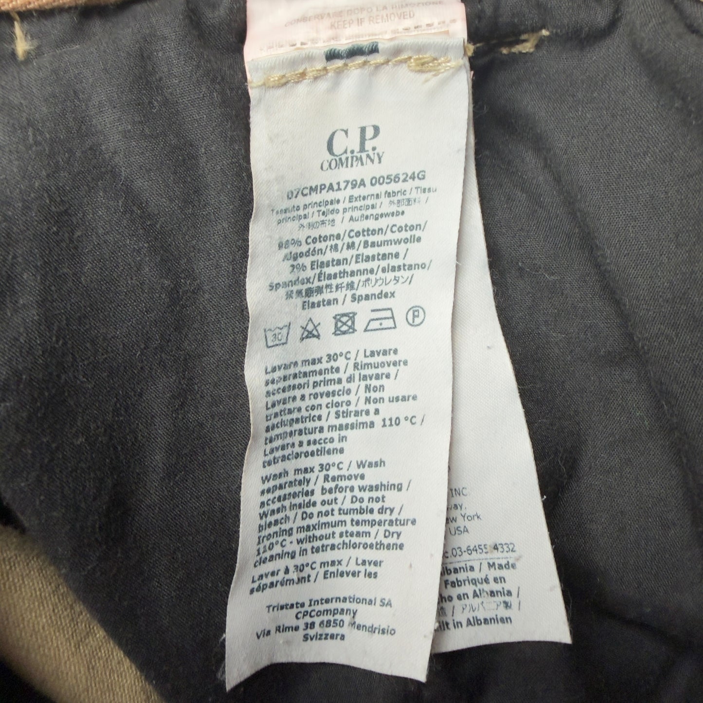 C.P. Company Corduroy Cargo Trousers