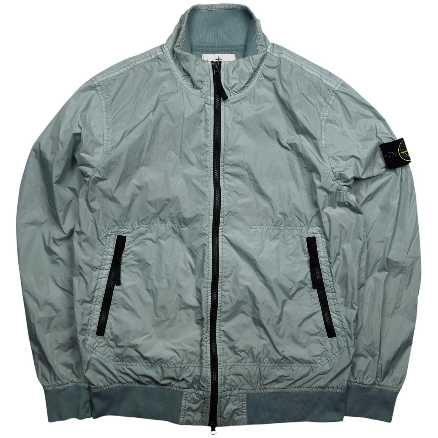 S/S 23 Stone Island Crinkle Reps Bomber - Light Blue
