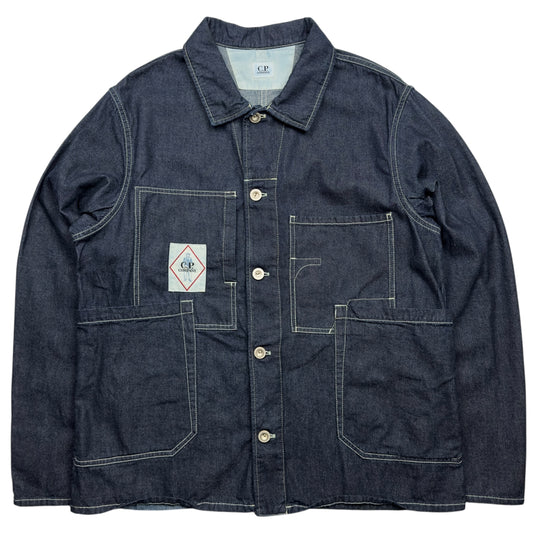 C.P. Company Indigo Blue Denim Chore Jacket